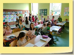 předškoláci ve škole